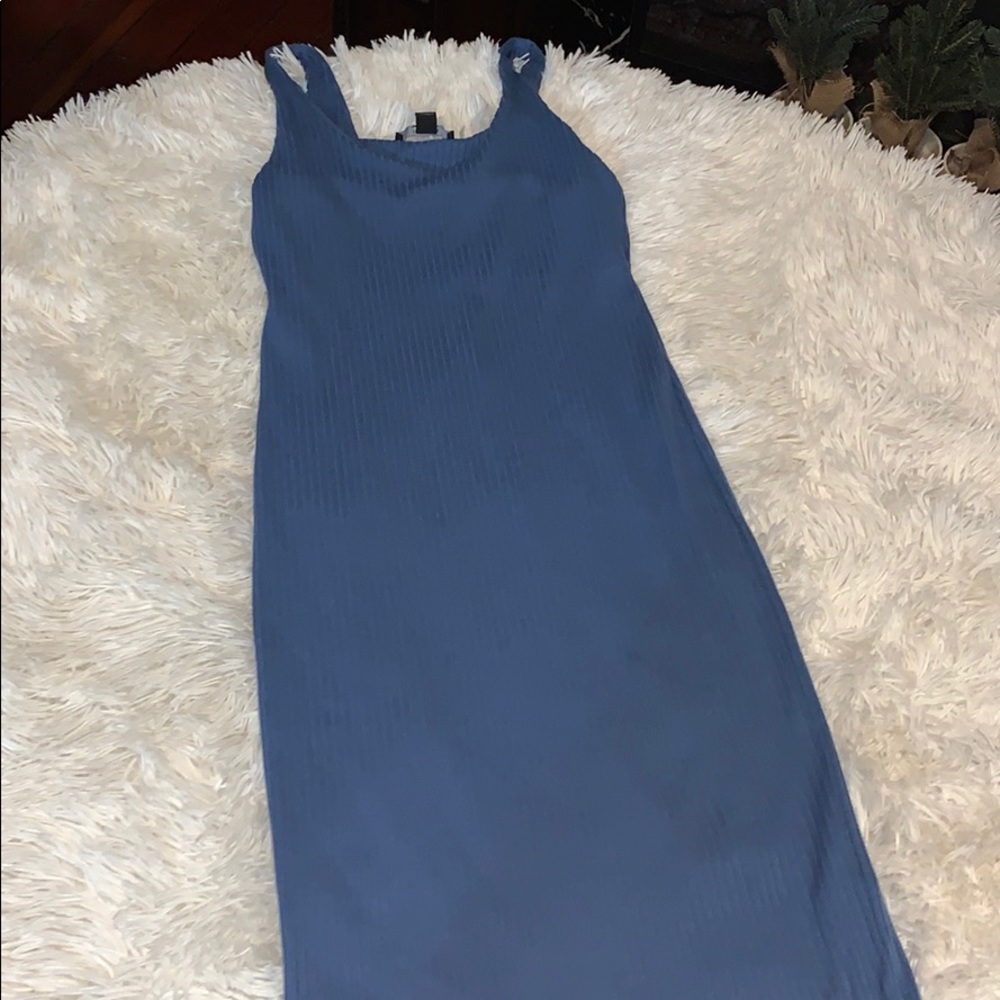 Blue maxi dress